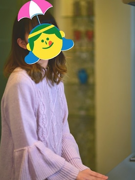 「bye bye（バイバイ）のアイテム（ワンピース）」を使った、pisさん（レディース・165cm）の冬コーディネート
