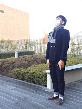 H.INOUEさん(メンズ・172cm)の冬コーディネート