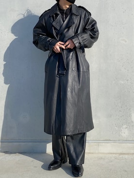「endevice（エンデヴァイス）のアイテム（シューズ）」を使った、たぬいさん（メンズ・167cm）の冬コーディネート