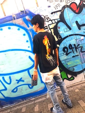 「BABYLONE（バビロン）のアイテム」を使った、kazneeeesyaさん（メンズ・175cm）の夏コーディネート