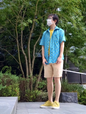 「TAKEO KIKUCHI TOKYO（タケオキクチトウキョウ）のアイテム」を使った、ちゃばこさん（メンズ・168cm）の秋コーディネート