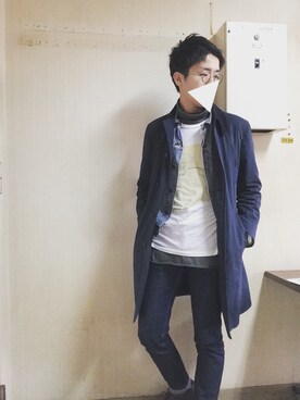 「N.HOOLYWOOD」｜「アイテム（デニムジャケット）」を使った、taikiさん（メンズ・174cm）の春コーディネート