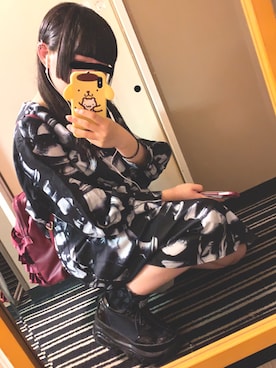 「axes femme（アクシーズファム）のアイテム（バックパック/リュック）」を使った、みんさん（レディース・147cm）の冬コーディネート