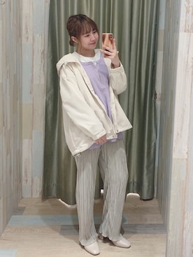 「Sugar spoon（シュガースプーン）のアイテム」を使った、renaさん（レディース・158cm）の冬コーディネート