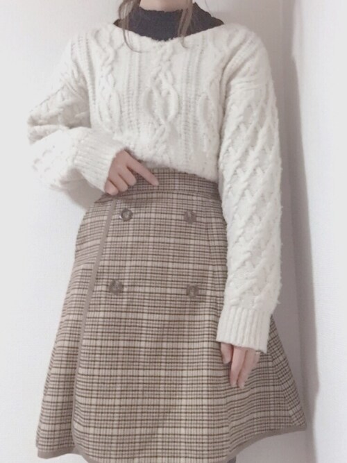 natsuさんの「シャーリングネックレースプルオーバー（MAJESTIC LEGON）」を使ったコーディネート