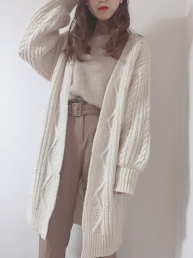 natsuさん（レディース・162cm）の冬コーディネート