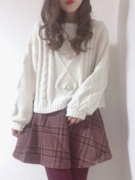 natsuさん（レディース・162cm）の冬コーディネート