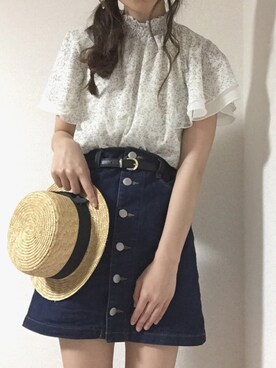 natsuさん（レディース・162cm）の夏コーディネート