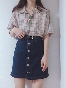 natsuさん（レディース・162cm）の夏コーディネート