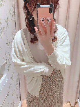 「amelier MAJESTIC LEGON（アメリエルマジェスティックレゴン）のアイテム」を使った、natsuさん（レディース・162cm）の春コーディネート