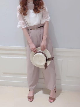 natsuさん（レディース・162cm）の夏コーディネート