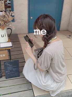 natsuさん（レディース・163cm）の夏コーディネート