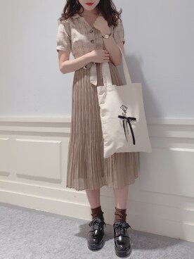 natsuさん（レディース・162cm）の夏コーディネート