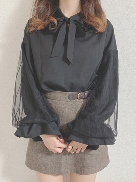 「夢展望（ユメテンボウ）のアイテム」を使った、natsuさん（レディース・162cm）の秋コーディネート