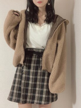 「ADOLESCENCE （アドレセンス）のアイテム」を使った、natsuさん（レディース・162cm）の秋コーディネート