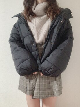 「ADOLESCENCE （アドレセンス）のアイテム」を使った、natsuさん（レディース・162cm）の冬コーディネート