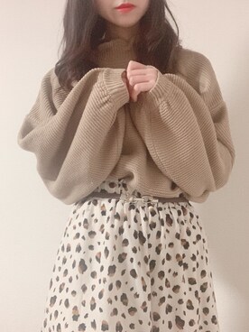 「ADOLESCENCE （アドレセンス）のアイテム」を使った、natsuさん（レディース・162cm）の冬コーディネート