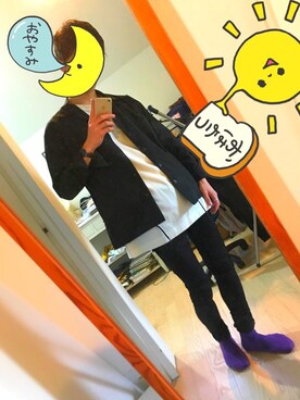 メモ帳さん（メンズ・175cm）の冬コーディネート