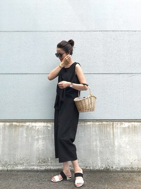 「salus（サルース）のアイテム（トップス）」を使った、misaki さん（レディース・160cm）の夏コーディネート