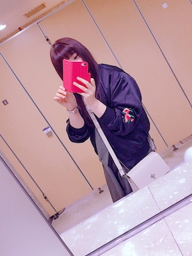 「XC（クロスシー）のアイテム」を使った、まなさん（レディース・160cm）の春コーディネート