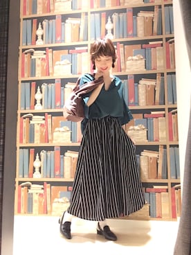 「スカーチョ」｜「アイテム（その他）」を使った、nkさん（レディース・154cm）の夏コーディネート