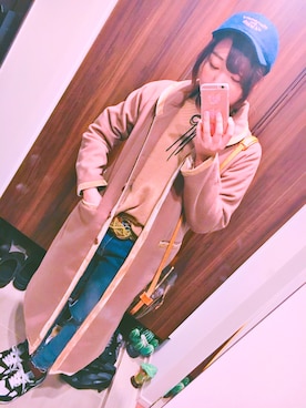 「Chuu」｜「アイテム（アクセサリー）」を使った、ユさん（レディース・157cm）の冬コーディネート