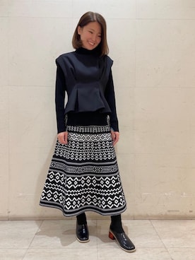 「アイテム（ベスト）」を使った、LANVIN en Bleu STAFFさん（メンズ・160cm）の秋コーディネート