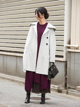 LANVIN en Bleu STAFFさん（レディース・169cm）の秋コーディネート