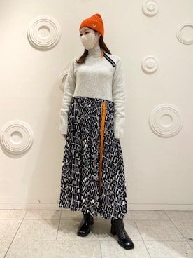LANVIN en Bleu STAFFさん（レディース・155cm）の秋コーディネート