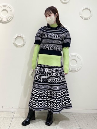 LANVIN en Bleu（ランバンオンブルー）の「en Bleuロゴジャガード