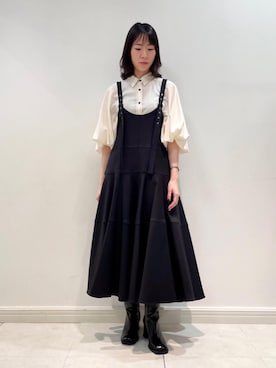 「骨格ウェイブ」｜LANVIN en Bleu STAFFさん（レディース・165cm）の秋コーディネート