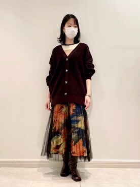 「骨格ウェイブ」｜LANVIN en Bleu STAFFさん（レディース・165cm）の秋コーディネート