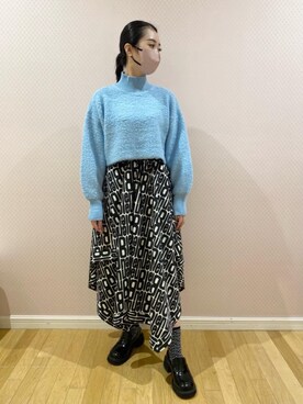 「骨格ウェイブ」｜LANVIN en Bleu STAFFさん（レディース・162cm）の秋コーディネート