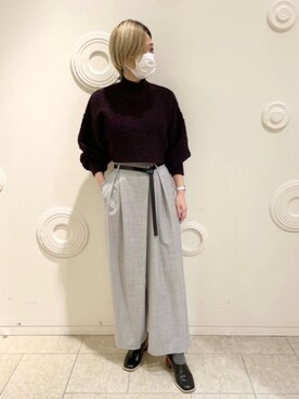 「骨格ウェイブ」｜LANVIN en Bleu STAFFさん（レディース・170cm）の秋コーディネート