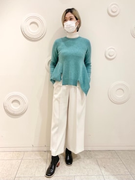 「骨格ウェイブ」｜LANVIN en Bleu STAFFさん（レディース・170cm）の秋コーディネート