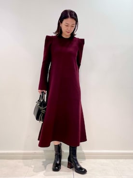 「イエベ」｜「アイテム（トートバッグ）」を使った、LANVIN en Bleu STAFFさん（メンズ・164cm）の秋コーディネート