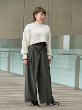 LANVIN en Bleu STAFFさん(レディース・162cm)の秋コーディネート