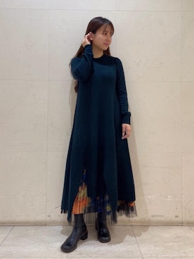 LANVIN en Bleu STAFFさん（レディース・155cm）の秋コーディネート