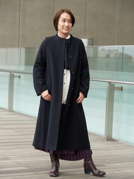 「骨格ウェイブ」｜LANVIN en Bleu STAFFさん（レディース・159cm）の秋コーディネート