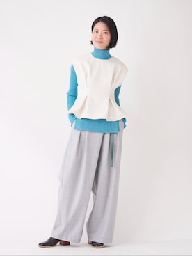 LANVIN en Bleu STAFFさん(レディース・167cm)の秋コーディネート