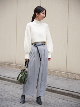 LANVIN en Bleu STAFFさん(レディース・169cm)の冬コーディネート