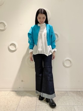「骨格ウェイブ」｜LANVIN en Bleu STAFFさん（レディース・162cm）の冬コーディネート