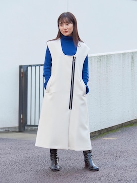 LANVIN en Bleu STAFFさん（レディース・153cm）の冬コーディネート