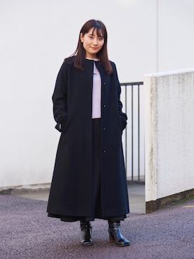LANVIN en Bleu STAFFさん(レディース・153cm)の冬コーディネート