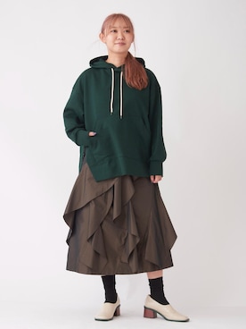 「骨格ウェイブ」｜LANVIN en Bleu STAFFさん（レディース・158cm）の冬コーディネート