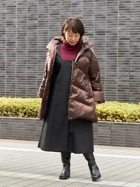 LANVIN en Bleu STAFFさん（レディース・162cm）の冬コーディネート