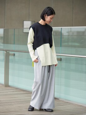 LANVIN en Bleu STAFFさん(レディース・167cm)の冬コーディネート