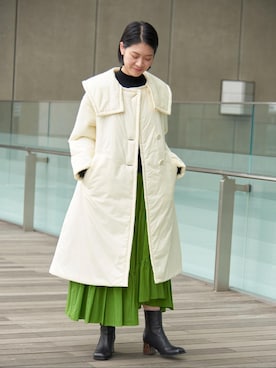 LANVIN en Bleu STAFFさん（レディース・167cm）の冬コーディネート