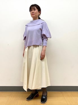 LANVIN en Bleu STAFFさん(レディース・152cm)の冬コーディネート