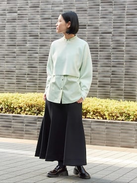 LANVIN en Bleu STAFFさん(レディース・167cm)の冬コーディネート